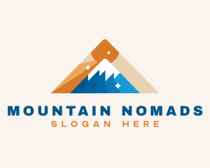 Mountain Alps Hiking logo design