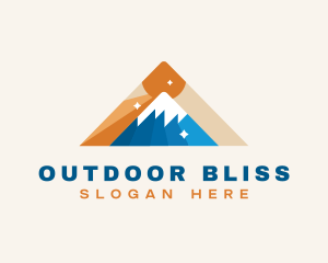 Mountain Alps Hiking logo design