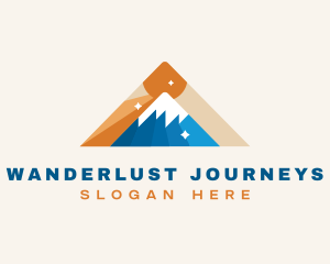 Mountain Alps Hiking logo design