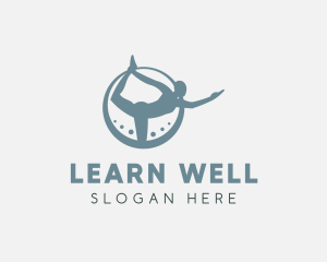 Wellness Yoga Fitness logo design