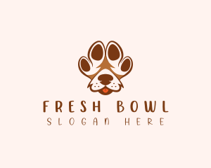 Pet Paw Dog Logo