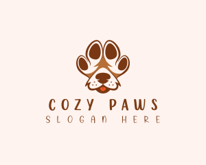 Pet Paw Dog logo design