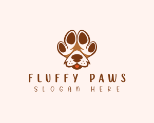 Pet Paw Dog logo design