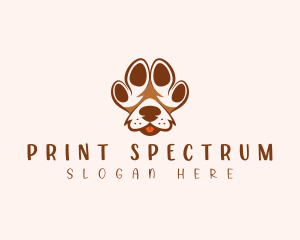 Pet Paw Dog logo design