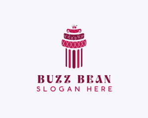 Cherry Cake Column logo design