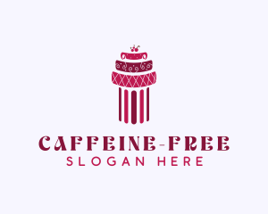 Cherry Cake Column logo design