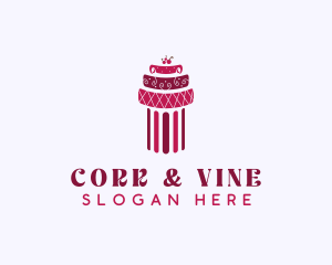 Cherry Cake Column logo design