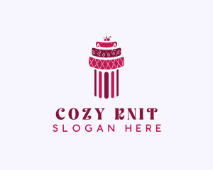 Cherry Cake Column logo design