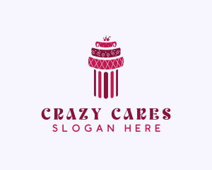 Cherry Cake Column logo design