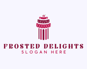 Cherry Cake Column logo design