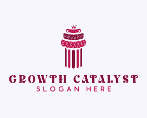 Cherry Cake Column logo design