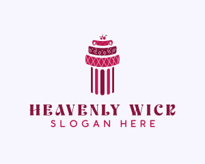 Cherry Cake Column logo design