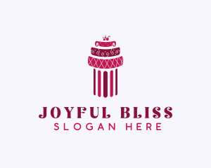 Cherry Cake Column logo design