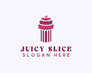 Cherry Cake Column logo design