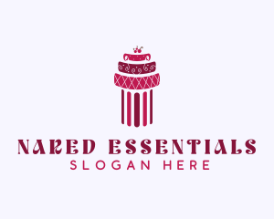 Cherry Cake Column logo design