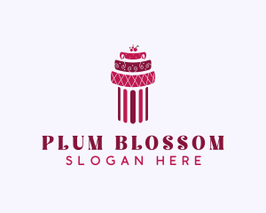 Cherry Cake Column logo design