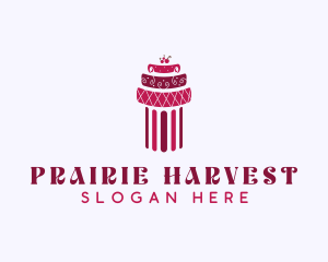 Cherry Cake Column logo design