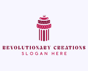 Cherry Cake Column logo design