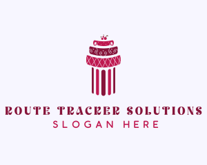 Cherry Cake Column logo design