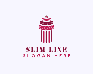 Cherry Cake Column logo design