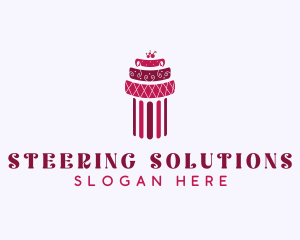 Cherry Cake Column logo design