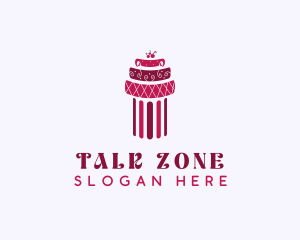 Cherry Cake Column logo design