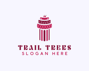 Cherry Cake Column logo design