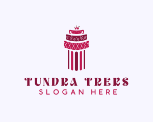 Cherry Cake Column logo design