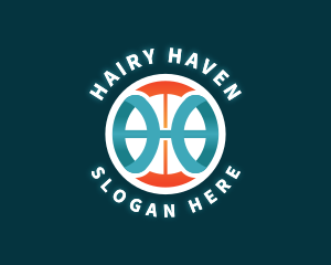 Basketball Letter H logo design