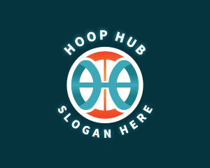 Basketball Letter H logo