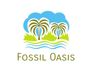 Tropical Oasis Island logo design