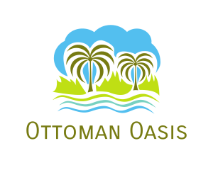 Tropical Oasis Island logo design
