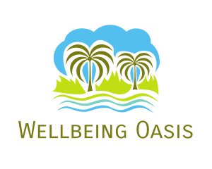 Tropical Oasis Island logo design