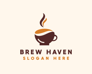 Hot Cup Cafe logo design