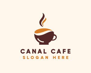 Hot Cup Cafe logo design