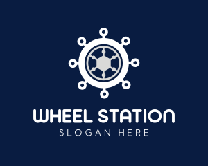 Ship Steering Wheel logo