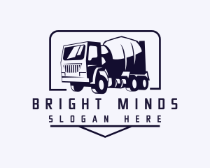 Cement Mixer Truck logo