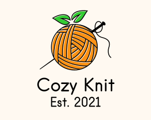 Orange Fruit Crochet  logo design