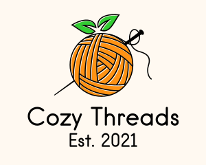 Orange Fruit Crochet  logo design