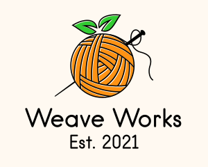 Orange Fruit Crochet  logo design