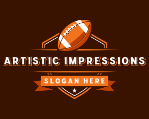 American Football Sports Team logo design