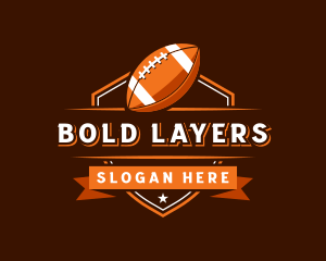 American Football Sports Team logo design