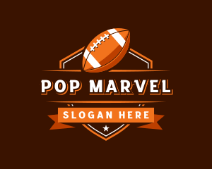 American Football Sports Team logo design