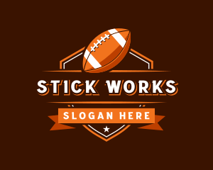 American Football Sports Team logo design