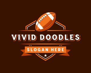 American Football Sports Team logo design