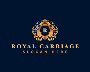 Royal Shield Crown logo design