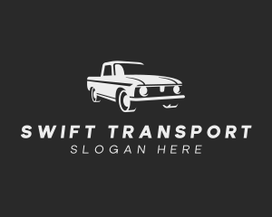 Car Pickup Transport logo design