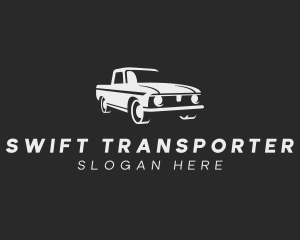 Car Pickup Transport logo design