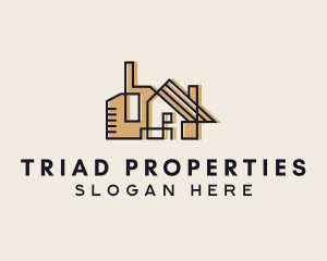 House Building Property logo design