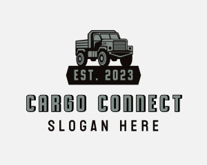 Cargo Truck Delivery logo design